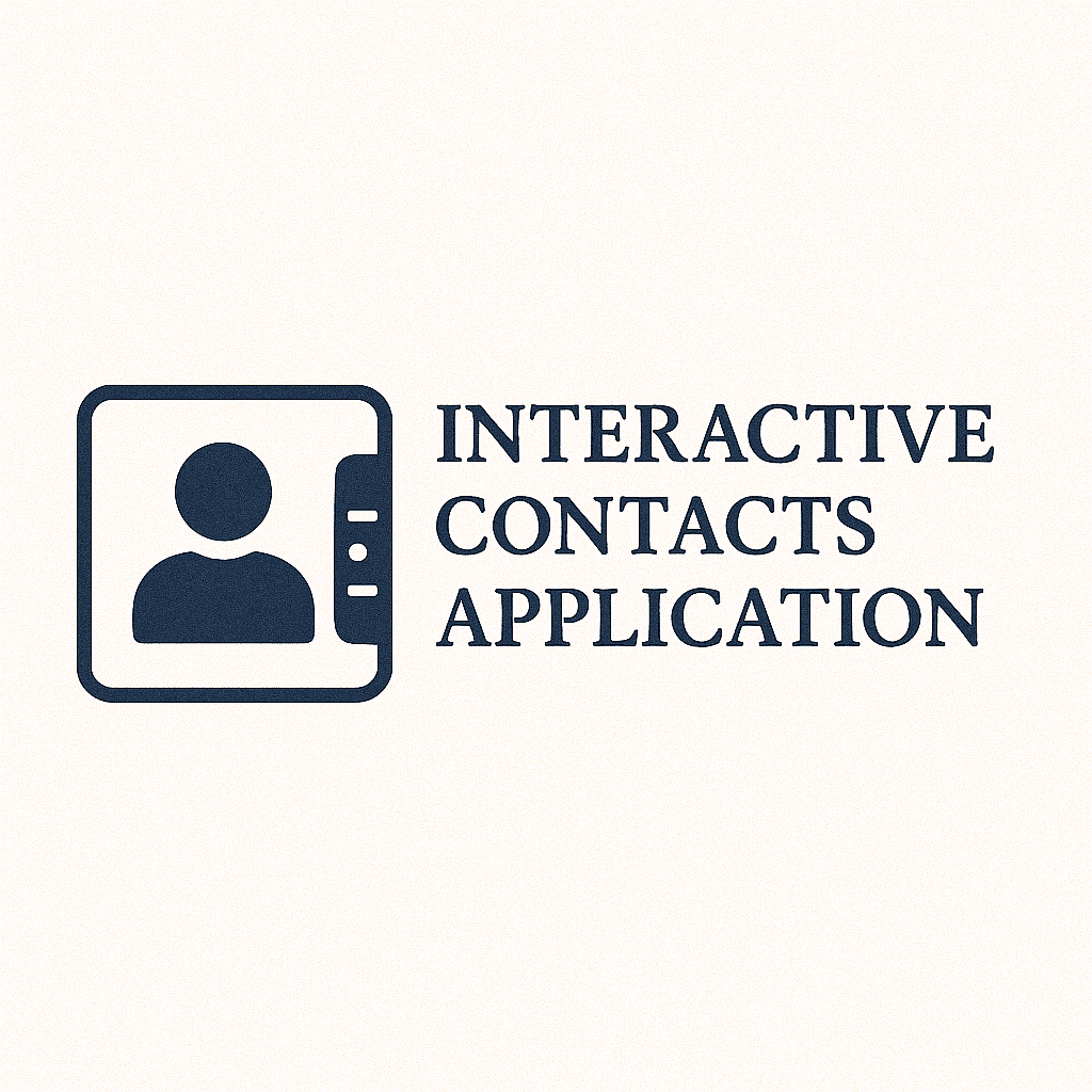Interactive Contacts Application